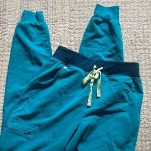Figs Teal Joggers S